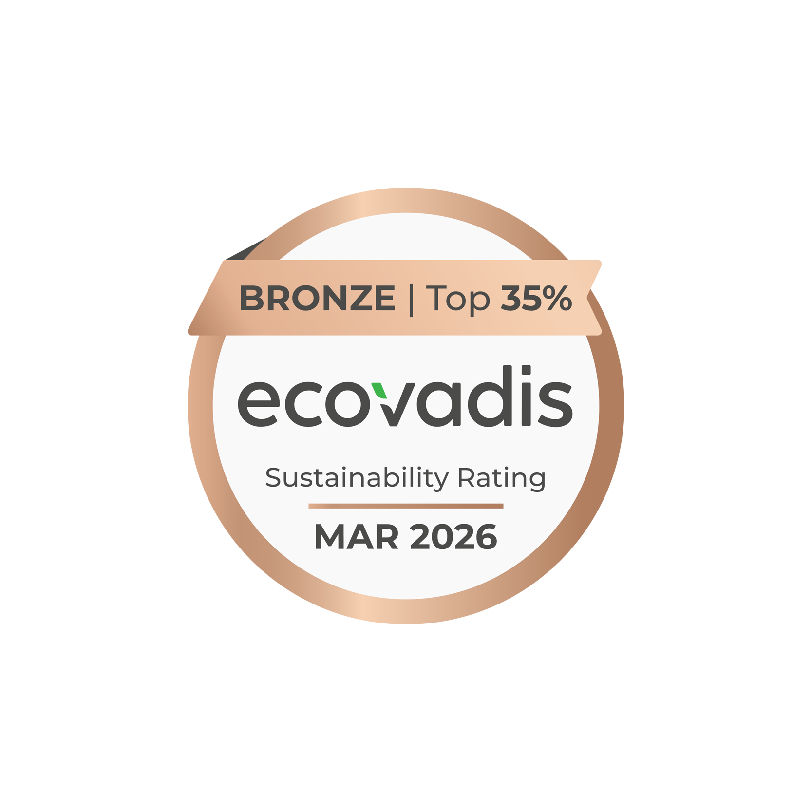 ECOVADIS - Ocenění udržitelnosti a společenské odpovědnosti